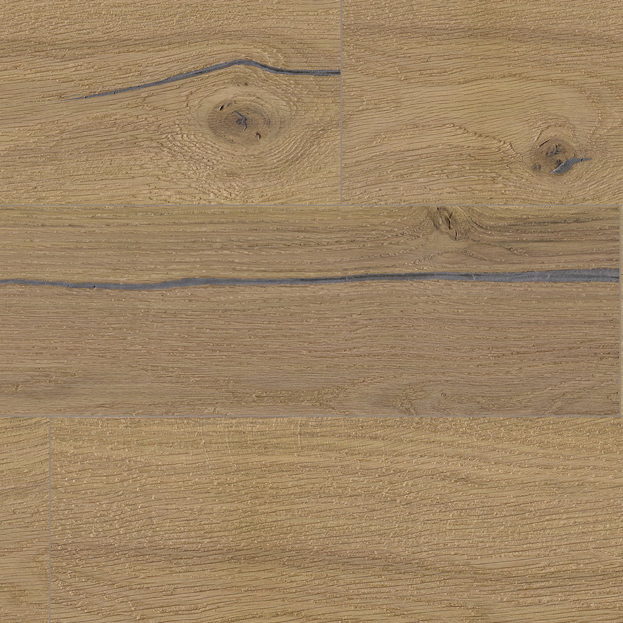 14x190mm Engineered River Cracked Oak - Raw & Natural
