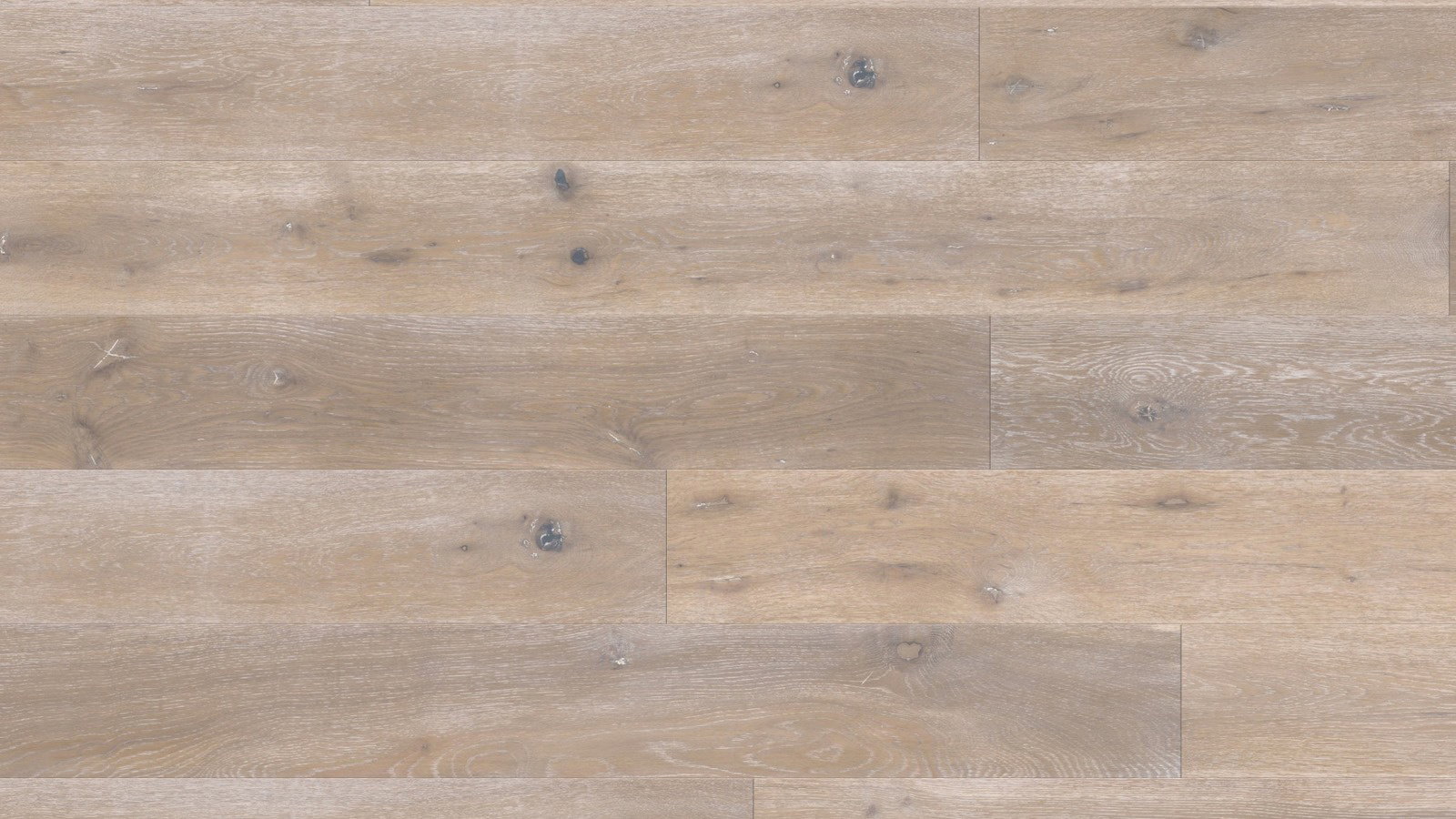 14x190mm Engineered Oak - Brushed Smoked & Whitewashed Oiled