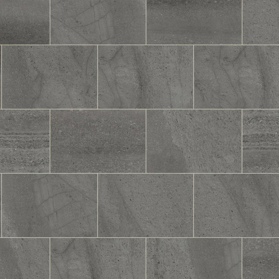 Knight Tile - Honed Charcoal Slate ST19