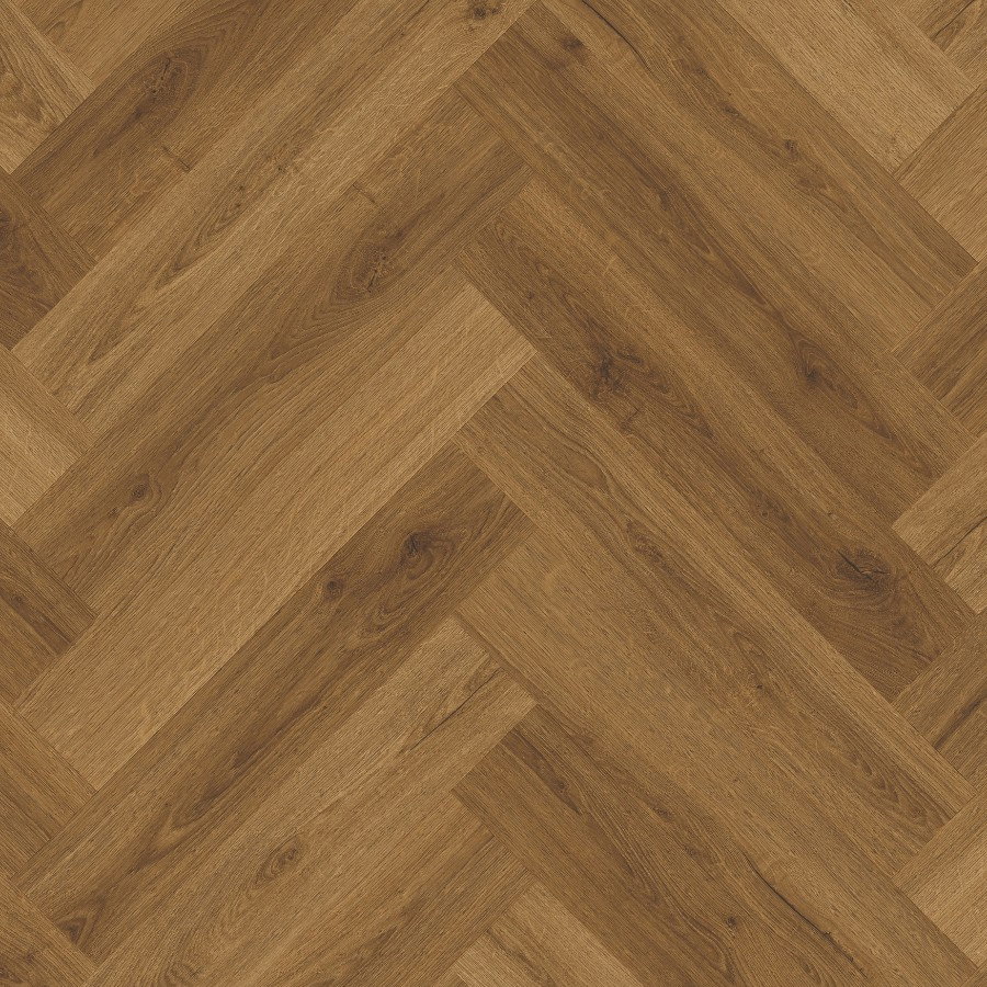 Alpha Ciro Herringbone - Botanic Caramel Oak