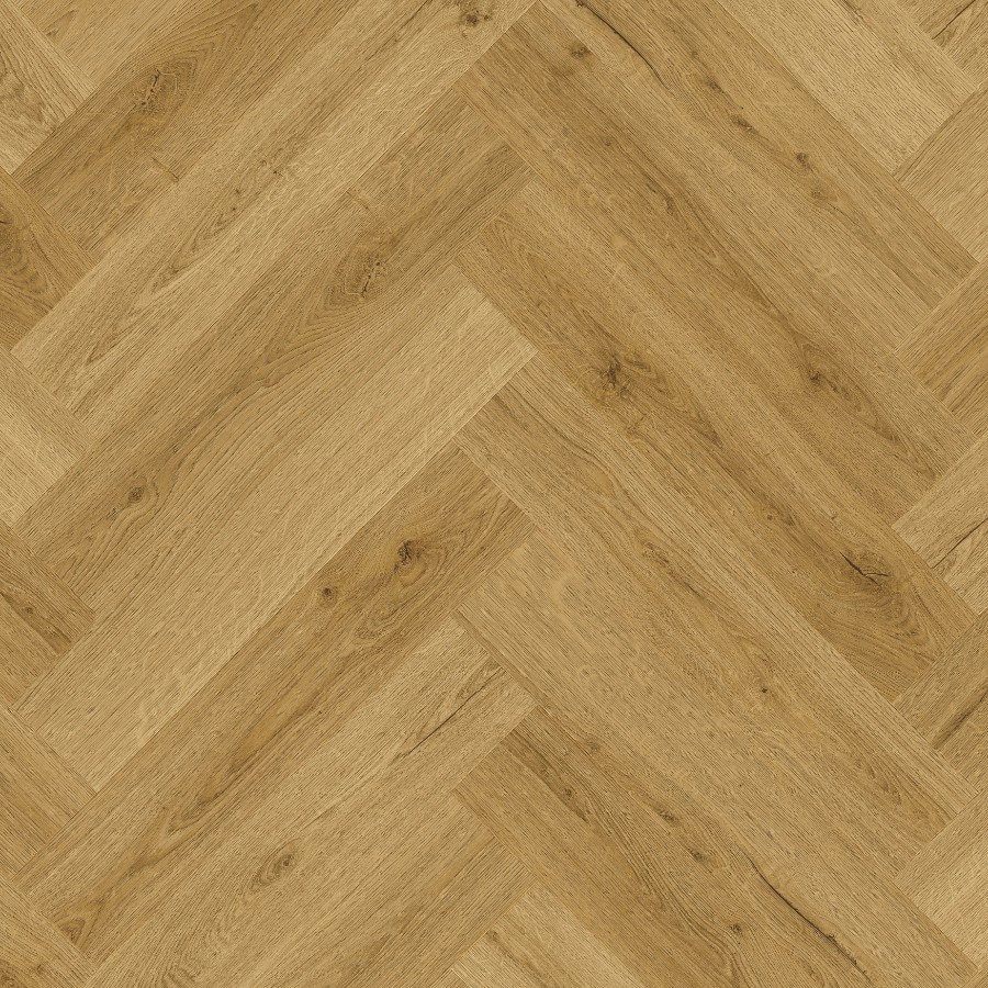Alpha Ciro Herringbone - Botanic Smoked Oak