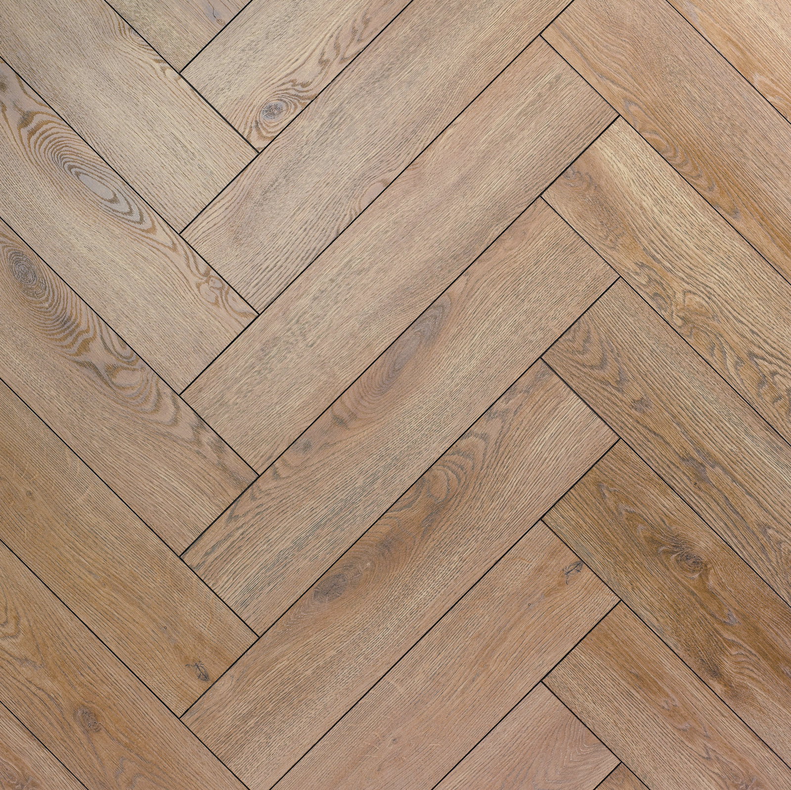 Alsafloor Solid Plus Herringbone - Praline Oak